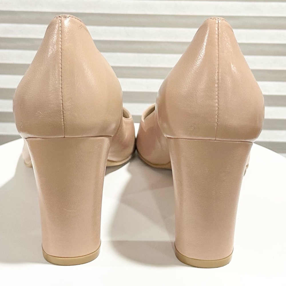 🌹STUART WEITZMAN 🌹 Vida 75 Leather Pumps Beige Size: 11B - Picture 6 of 16